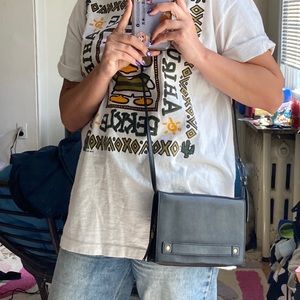 madewell black leather crossbody